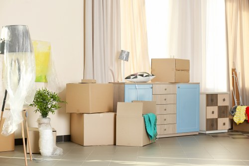 Professional house removal service protecting furniture during transit