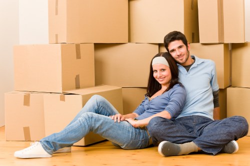 Protective wrapping used for furniture removals in Slough