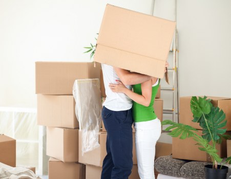 Apartment move using a removal van in Slough