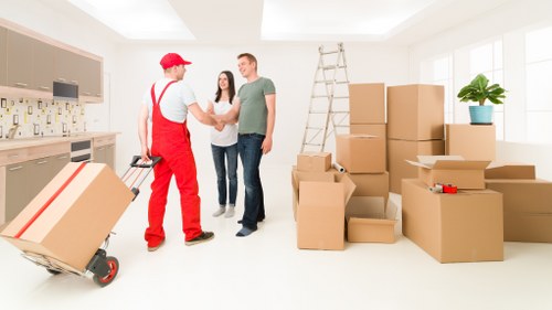 Encrypted card payment process for removals booking