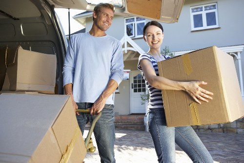 Careful moving team supporting a residential relocation in Slough